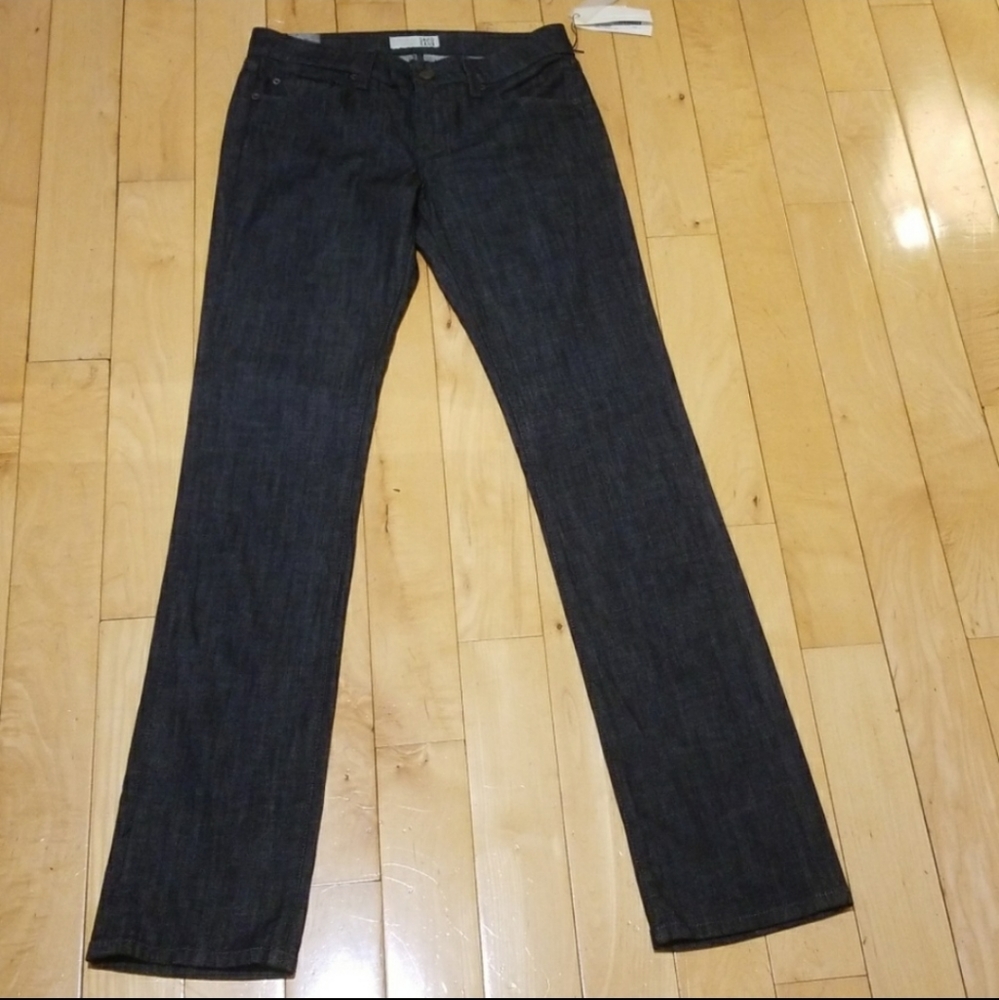 NWT David Kahn Nikki Straight Leg Jeans Size 27